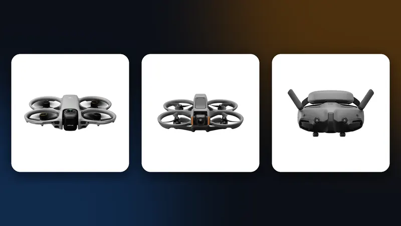 DJI Avata 360, DJI Avata 2 and DJI Goggles 3 FPV kit