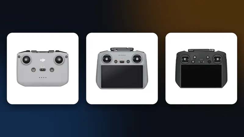 DJI RC-N3, DJI RC 2 and DJI RC Pro remote controllers