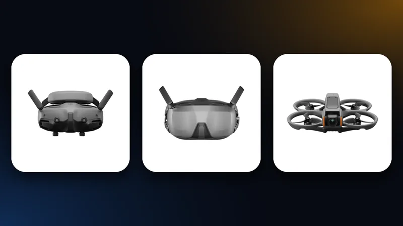 DJI Goggles 3, DJI Goggles N3 and the DJI Avata 2 FPV drone
