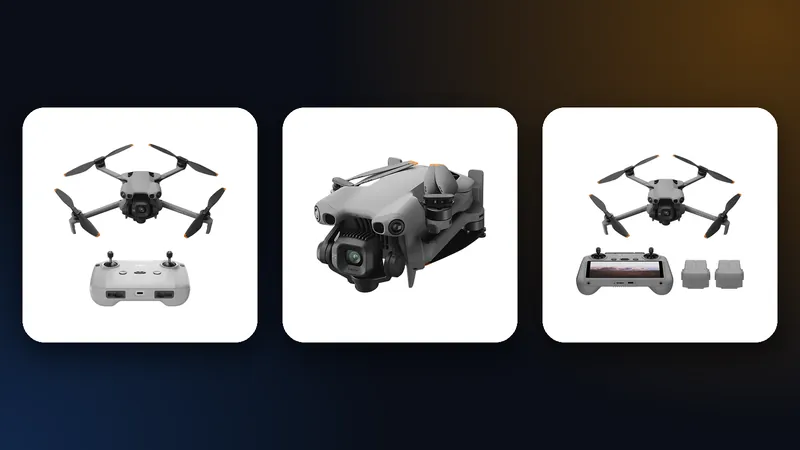 DJI Mini 5 Pro with the RC-N3 and the Fly More Combo with the DJI RC 2