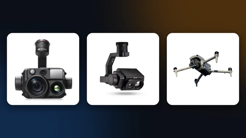 Zenmuse H30T thermal payload, FLIR Vue TZ20 and DJI Matrice 4 Thermal